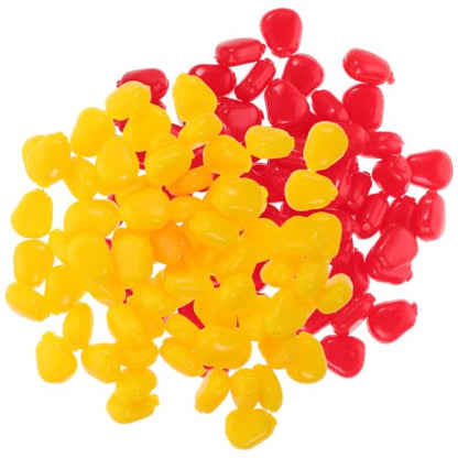 DOITOOL Artificial Baits Lures Fishing Carp Floating Corn 200pcs Soft Silicone Sweet Corn Taste for DIY Own Lures and Their Ocean Boat