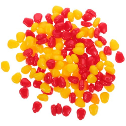 YARNOW 200pcs Artificial Corn Fishing Lures Floating Baits Soft Silicone Simulation Corn Baits with Sweet Taste Reusable Carp Fishing Lures for Lakes and Ponds