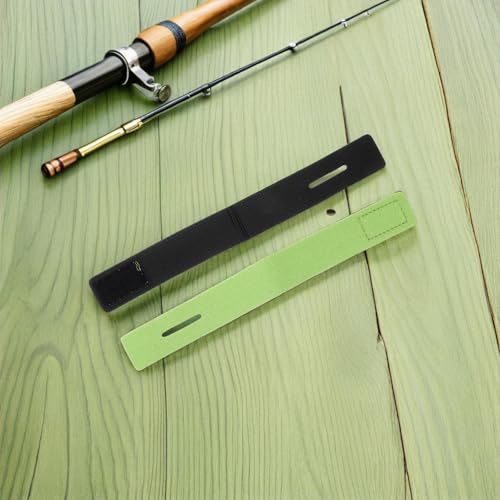 MAGICLULU 10pcs Fishing Rod Securing Bands Elastic Anti-Slip Rod Straps for Outdoor Boat Deck Fishing Gear Accessories Green 30x250mm
