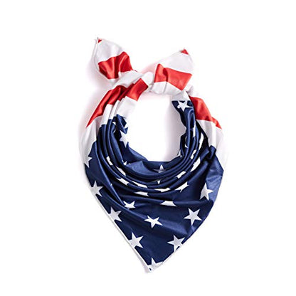 MISSION Cooling Bandana - Lightweight & Breathable - Cools Up to 2 Hours - UPF 50 Sun Protection - Machine Washable - color: Usa
