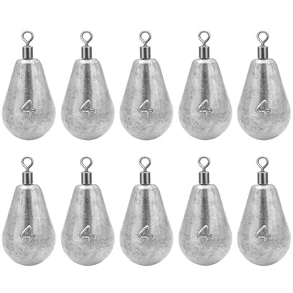 Long Casting Swivel Bell Sinkers Fishing Weights Drop Shot Weights with Swivels Fishing Lead Sinker 1/2oz 3/4oz 1oz 2oz 3oz - size: 1/2oz-10pcs
