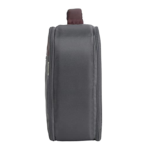 Kylebooker Fishing Reel Case – Travel Storage Bag with Adjustable Compartments for Fly Reels, Spinning Reels, Baitcasting Reel & Fishing Gear - color: Grey