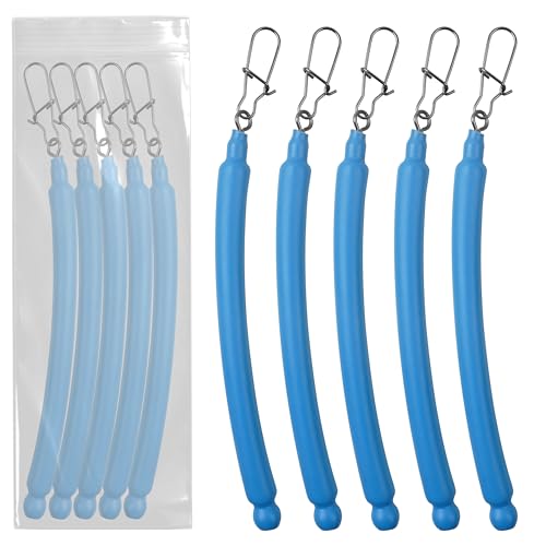 Dragging Weights for Catfishing Tolling Drifting No Snag Sinkers Slip Stick Drag Weights Bottom Search Snagless Catfish Sinker Fishing Weights Catfishing Tackle Gear - color: Blue-5pcs, size: 2OZ