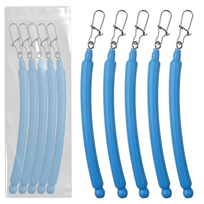Dragging Weights for Catfishing Tolling Drifting No Snag Sinkers Slip Stick Drag Weights Bottom Search Snagless Catfish Sinker Fishing Weights Catfishing Tackle Gear - color: Blue-5pcs, size: 2OZ