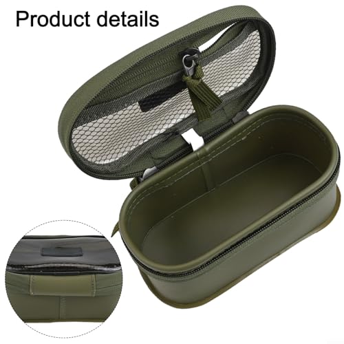 EVA Tackle Box, Thickened Waterproof Hard Case, Fishing Lure Storage Organizer for Anglers Travel Camping Outdoor Gear Accessories