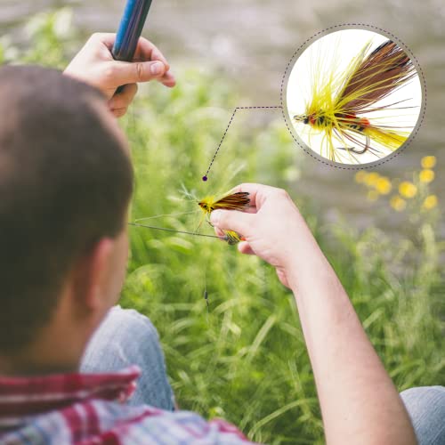 Fly Fishing Poppers Fly Fishing Dry Flies Topwater Fishing Lures Bass Popper Flies Bugs Lures Panfish Bait Fly Trout Bobber Flies Kit for Bass Trout Panfish Bluegill Salmon - color: B: 12pcs Fly Fishing Flies Kit