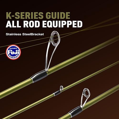 Tangoy Ultralight Fishing Rod 2-Piece Trout, Panfish, Crappie with Carbon Fiber Blank & Cork + High EVA Handle - Micro Light Fishing Pole, Fuji Guide Expansion Joint System - size: Cast-562UL-2PCS