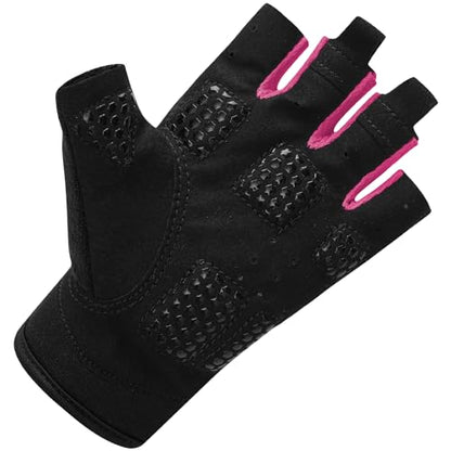 ChinFun Kayaking Gloves 3/4 Finger - Provide Cushioning and Protection, with Resistant Palm and Grip, Easy to Take on and Off, Perfect for Diving, Sailing, Kayaking - Men, Women, Youth - color: Fushcia, size: Small
