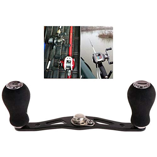 TEAMWILL Black EVA Power Fishing Reel Handle Grip for Abu Garcia Daiwa Baitcasting Reel