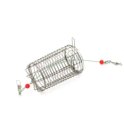10pcs Fishing Bait Trap Cage Feeder, Baits Cage Basket Holder Coarse Lure Feeder Fishing Tackle Kit - size: Medium - 10 pcs, style: A Style Bait Trap
