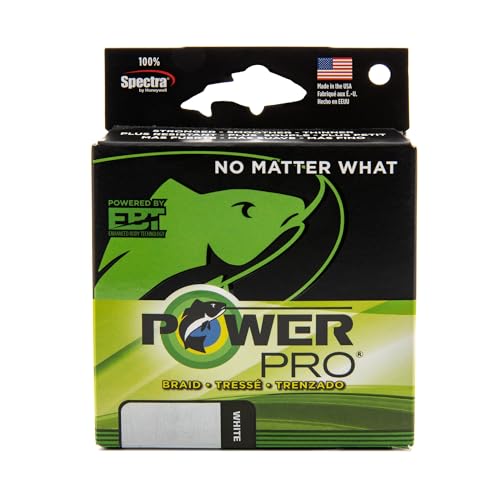 Power PROPower Pro 21100100500Y Braided Line,10 lb/500 yd,Yellow - color: Vermillion Red, size: 300 YD/10 LB