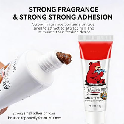 Gel Offering Strong Scent Release for Consistent Attraction in All Types of Fishing Activity Scent Enhancer Fish Attract Gel