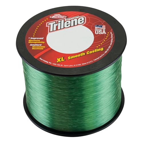 Berkley Trilene XL Monofilament Fishing Line - color: Low-Vis Green, size: 3000yd, style: 6lb Test