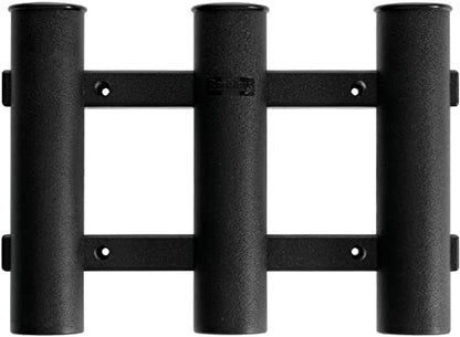 Berkley Tube Rod Rack, Tube Holder for 3 Rods or Combos, Corrosion Proof Durable Polyurethane Frame, Conveniently Save Space and Store Rods Securely and Safely - style: Black Tube Rod Rack