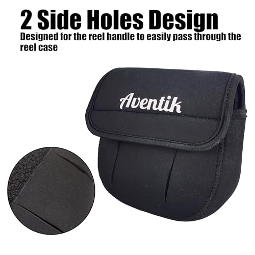Aventik Fishing Spinning Reel Cover Pouch, Fishing Reel Protective Case, Compatible with 3000-7000 Series Spinning Reels Storage, 3 Sizes Choices (3 PACK, M(3000-6000)) - style: 3pack-m(3000-6000)