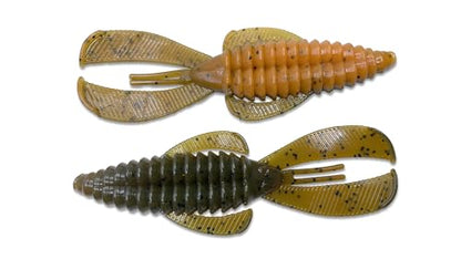 Phat Pak Baits - Swamp Monster Rage Bug Style Plastic Beaver Creature Bait Punching Bass Fishing Lure 20ct 4" - color: Alabama Craw