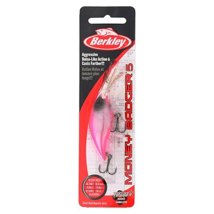 Berkley Money Badger Fishing Hard Bait - color: Pink Pearl, size: 2 1/8in - 5 (1/4 oz)
