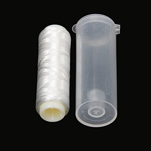 AnglerDream Bait Elastic Thread Sea Fishing Tying Material 0.2mm 656FT Per Spool Stretchy Invisible Sea Fishing Line Keeping Bait On Hook - size: 656FT / spool(10pcs)