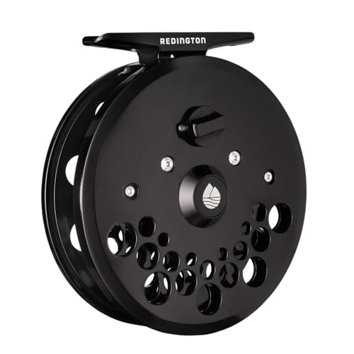 Redington Classic Trout Fly Reel – Lightweight Click-and-Pawl Trout Reel, Large Arbor, CNC Machined Aluminum - color: Black, size: 2/3/4