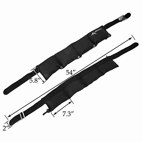 Scuba Weight Belt, 4 Pocket Freediving Dive Diving Accessories - fit for Waist 32" to 52" - color: Zippered