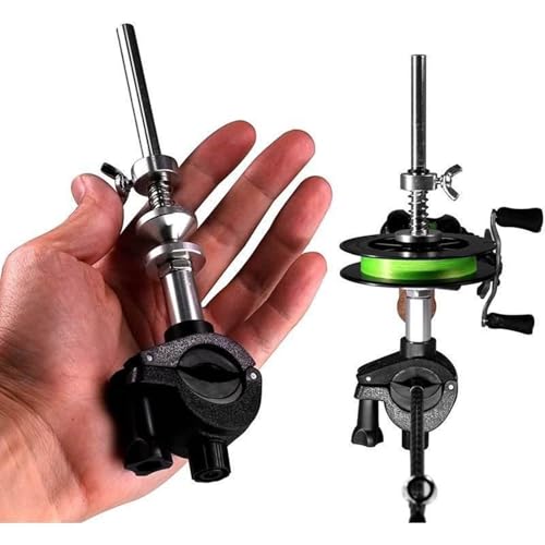 COOLHOOD Reel Spooling Station Systems Spooling Tool, Line Spooler Machine, Portable Fishing Reel Spooler for Casting Reel, Fishing Line Spooler