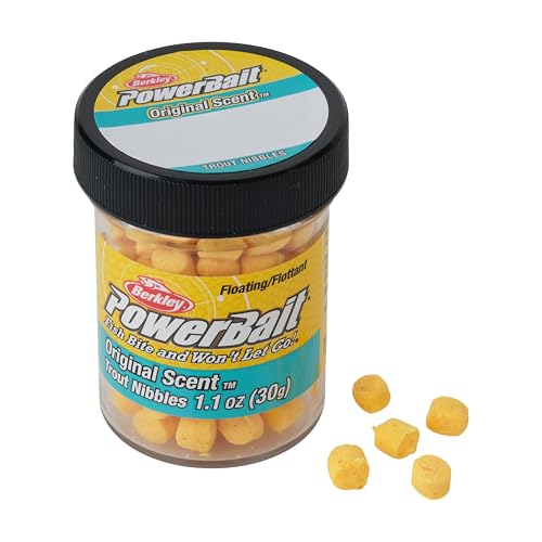Berkley PowerBait Trout Nibbles Fishing Dough Bait - color: Yellow