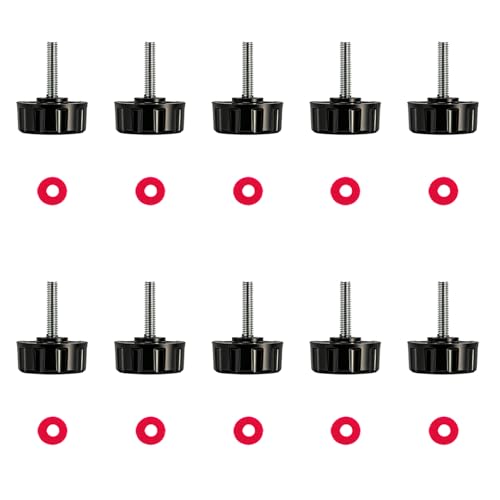 10 Pack Screws Nuts Caps for Fishing Spinning Reels Knob Power Handle Grip