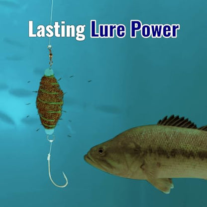 30PCS Fishing Bait Cage Luminous Chum Basket Rig with Spring Feeder Bait Holder Rig for Carp, Mullet, Dough, Chicken Liver, Pack Bait – Glow in Dark Freshwater Fishing Tackle Accessories