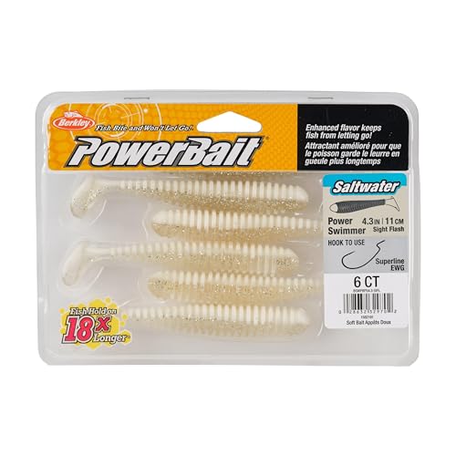 Berkley Berkley PowerBait Saltwater Power Swimmer - color: Sight Flash, size: 4 1/3"