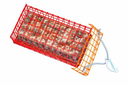 Heavy-Duty Fishing Chum Box – 12” x 7” x 4” PVC Coated Wire Chum Cage – Fits Standard Frozen Chum Blocks