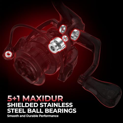 KastKing Royale Legend II Twin Tip Fishing Rod and Reel Combos, Spinning & Casting Combo, IM6 Graphite 2Pc Blanks, Extra Backup Tip Section, Stainless-Steel Guides, KastFlex Technology, EVA Handles - style: Spin: 3000 Reel, 7'3''- M Rod(2 Pcs + Extra Tips