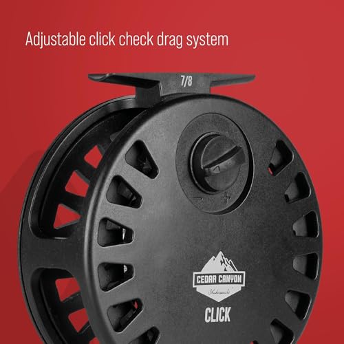 Shakesepeare Cedar Canyon Click Fly Reel - size: 7/8