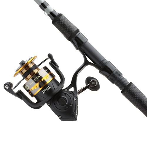 Penn Battle IV Spinning Reel and Fishing Rod Combo - size: 4000 Size Reel - 7' - Medium - 2pc, style: Battle IV Le