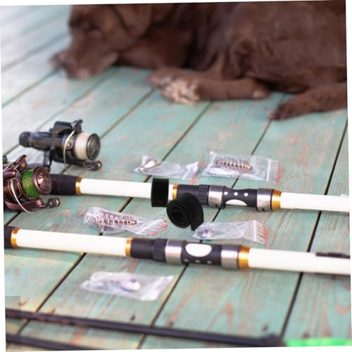 5pcs Fishing Pole Bands Quick Secure DIY Fit Rod Straps for Anglers Fishing Rod Accessories
