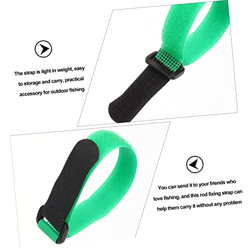 10pcs Fishing Rod Wraps Lightweight Fishing Pole Straps for Easy Organization Convenient for Outdoors Bands for Transporting Rods
