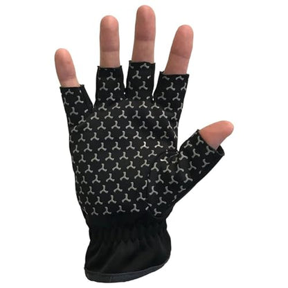 Glacier Glove Cold River Fingerless Fishing Gloves for Men and Women - Windproof Quick Dry Fabric Great for Outdoors, Fly Fishing, Paddling, Hiking, Photography - size: X-Large