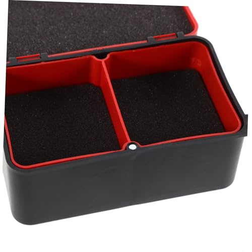 BESTonZON 2pcs Insulated Fishing Bait Cooler Red Worm Box Breathable Leakproof Design for Freshwater Saltwater Fishing