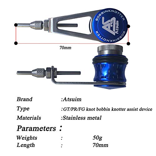 Fishing Bobbin Knotter FG GT RP Line Wire Knotting Tool Fishing Line Winder Assist Knotting Connector Accessories - color: red