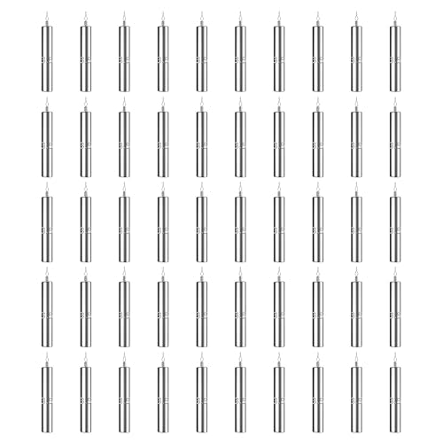 Lead Fishing Weights Sinkers, 1/8 oz, 3/16 oz, 1/4 oz, 3/8 oz, 1/2 oz, 3/4 oz Small Drop Shot Weights with Barrel Swivels for Saltwater Freshwater Fishing Bass Catfish Fishing - size: 1/8oz-50pcs