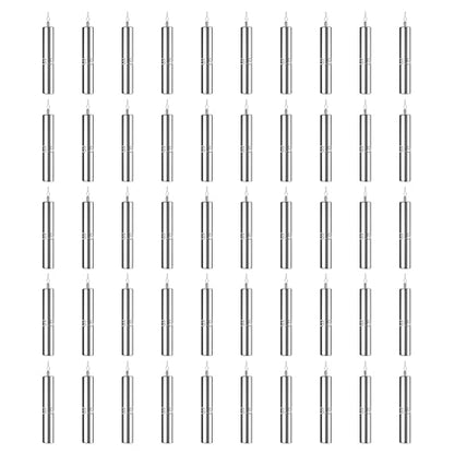 Lead Fishing Weights Sinkers, 1/8 oz, 3/16 oz, 1/4 oz, 3/8 oz, 1/2 oz, 3/4 oz Small Drop Shot Weights with Barrel Swivels for Saltwater Freshwater Fishing Bass Catfish Fishing - size: 1/8oz-50pcs