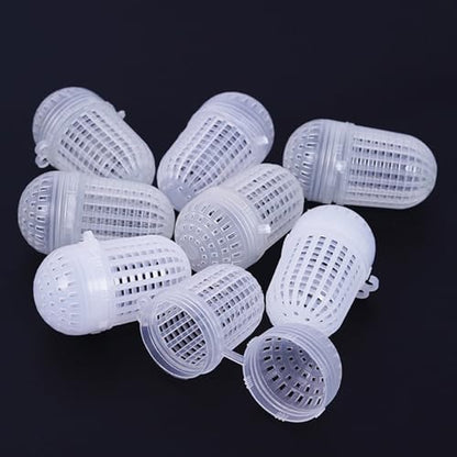 5Pcs Fishing Baits Cage Fish Baits Feeder Basket Holder Baits Bucket Swim Feeder Basket Fishing Tool Enduring