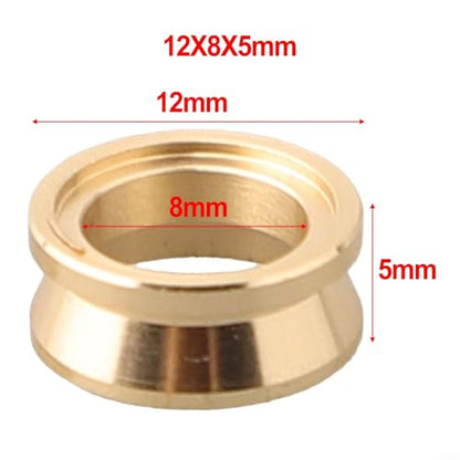 Brass For Fishing Line Roller, Essential Part For Reel Repair, Smooth Accessory For Enhanced Line Functionality(12 * 8 * 5mm A) - size: 12*8*5mm A