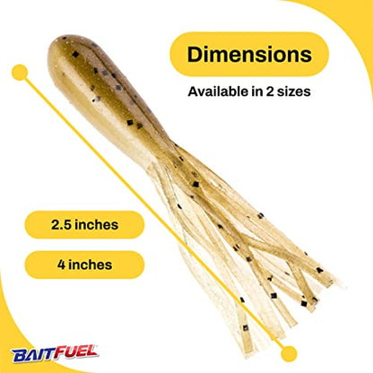 NetBait Tubes 4-Inch - color: Juvenile Goby