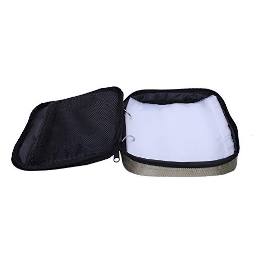 Kylebooker Soft Plastic Bait Storage Binders Organizer Saltwater Fishing Lure Leader Wallet Tackle Binder Bag - color: Green