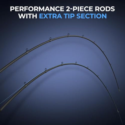 KastKing Verus Technique Twin-Tip Bass Fishing Rod – IM7 Graphite Blanks with Nano Resin, Extra Tip, PTS, Titanium Guide Frames, Technique-Specific Casting & Spinning Rod - size: 7'0"-M-MF, style: Casting