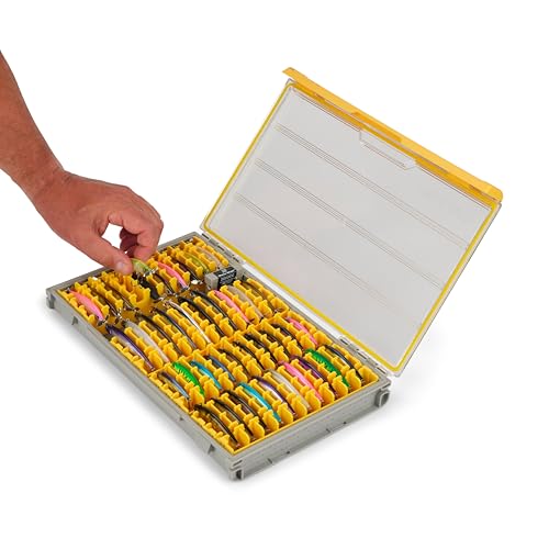 Plano EDGE 3700 Hard Minnow Box, Stores 30-50 Fishing Baits, with Rust-Preventive Rustricor, Dri-Loc Watertight Seal, WaterWick, Transparent DuraView Lid, Storage for Hard Bait and Lures - style: 3700 Hard Minnow