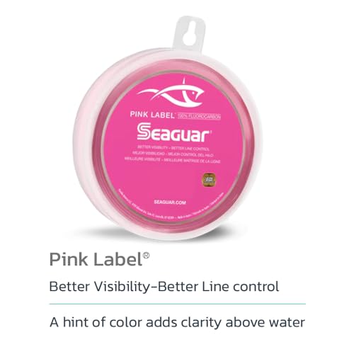 Seaguar Pink Label 100% Fluorocarbon Saltwater Fishing Leader Line, Multiple Sizes - size: 130lbs/25yds