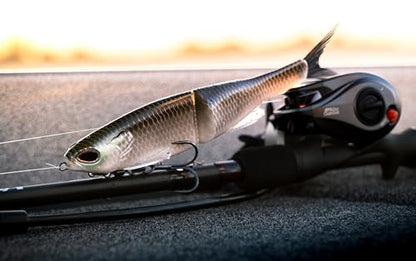 Berkley PowerBait Nessie Fishing Soft Bait - color: Hickory Shad, size: 7in - 1 oz