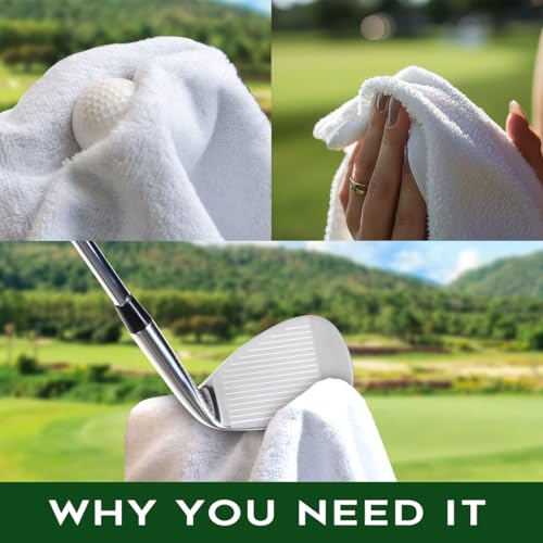 Keep It Reel Polyester Printed Towel with Clip, Funny Bass Fish Fishing Gifts & Accessories for Men Fishman Dad Grandpa from Grandaughter, Fishing Lover Father's Day Retirement Birthday Gifts - color: White & Multi