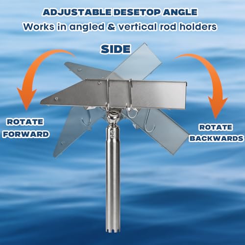 20" Boat Cutting Board, Fishing Filet Table with Tool Holders, CT607 | with Rod, Stainless Steel Ruler, Knife Slots, Plier Storage, Hooks & Cover, for Fishing Boat, Pontoon Boat, Yacht